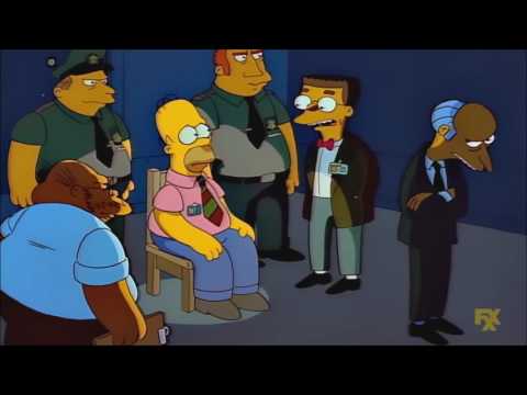 Homer Accidentally Wears A Pink Shirt To Work - The Simpsons