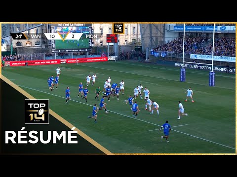 TOP 14 Saison 2024-2025 J17 - Résumé RC Vannes - Montpellier Hérault Rugby