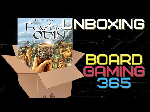 A Feast for Odin - Unboxing - Board Gaming 365