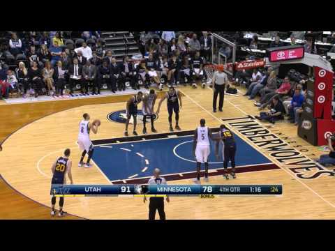 Zach LaVine vs Utah Jazz 26.03.2016 (9Pts)