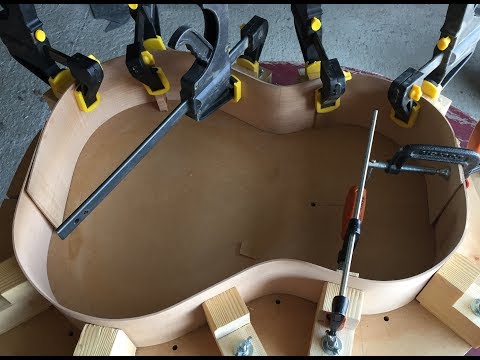 Bending the sides of a classical guitar