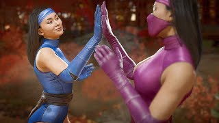 MK11 - All Characters Perform Kitana Friendship@4K 60ᶠᵖˢ MAX Settings I RTX 4090✔
