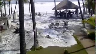 Huge tidal waves Tsunami Alert El Salvador May 201