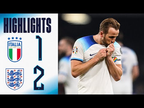 Italy 1-2 England | Kane Becomes England's Record All-Time Goal Scorer | Highlights