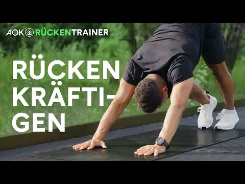 Rückenübungen für den Gesamten Rücken | AOK-Rückentrainer - Episode 4