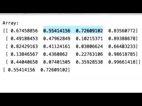 Accessing array elements