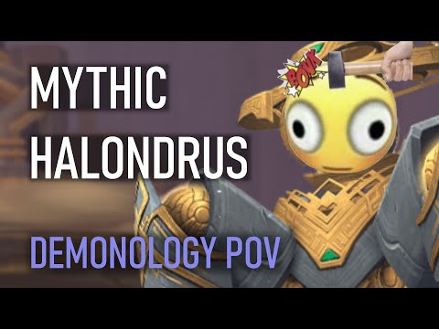 Mythic Halondrus - Demonology Warlock POV | Bingohallen First Kill