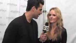 Monet Mazur Interview at the LA Mercedes-Benz Fashion Week 2006 at Fashion News Live video