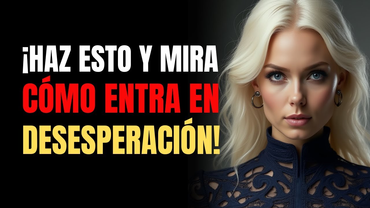 ¿ÉL TE PERDIÓ ¡Haz ESTO y Mira Cómo Entra en Desesperación!  Mujer Estoica