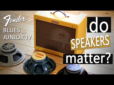 Fender BLUES JUNIOR IV Speaker Shootout