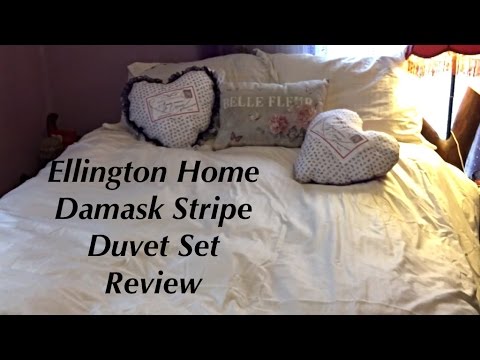 Ellington Home Damask Stripe Duvet Set Review