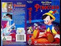 Walt Disney Pinocchio 1940 Trailer VHS 1995 UK Now Available