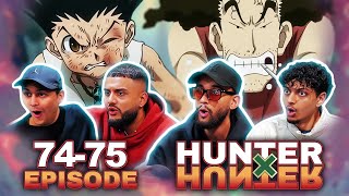 GON IS AN ABSOLUTE PSYCHO!!! | Hunter x Hunter Episode 74 & 75 | REACTION
