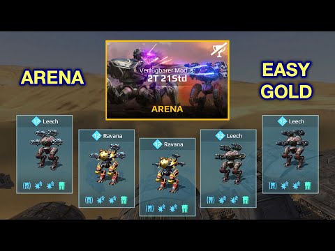 War Robots: ARENA RAVANA vs LEECH Max MK1 Gameplay