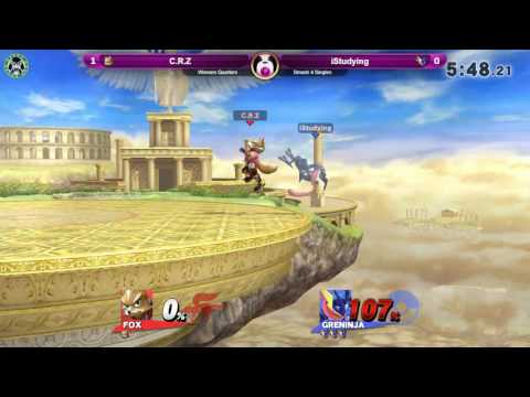 PPT-S - C.R.Z (Fox) Vs. iStudying (Greninja) - Winners Quarters - Smash 4 Singles