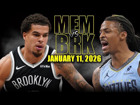 Memphis Grizzlies vs Brooklyn Nets Full Game Highlights – January 11, 2026 | NBA Season