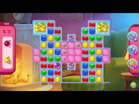 Homescapes level 409 - 22 Moves - No Boosters