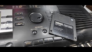 Video thumbnail for YAMAHA PSR 630 - Songs from original DATA DISK by Keyboards - review - repair