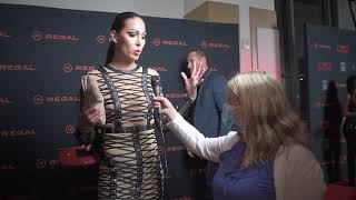 Cassandra James Interview at Strawhat Goofy's The Batman Premiere   HD 1080p