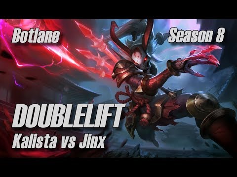 Doublelift - Kalista vs Jinx Botlane - Season 8