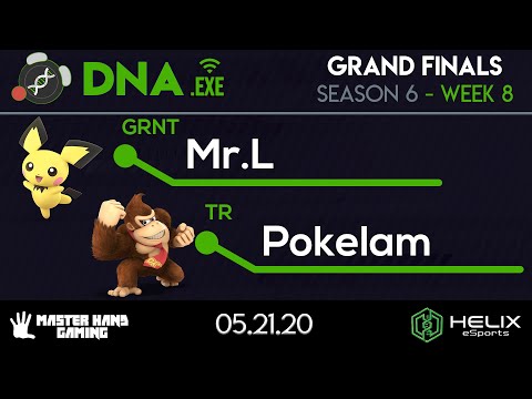DNA.EXE S6:W8 - GRNT | Mr.L (Pichu, Pikachu) Vs. TR | Pokelam (Snake, DK, Villager) - Grand Finals