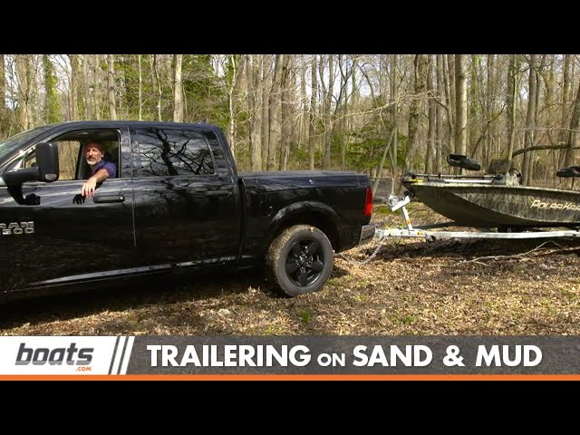Trailering, Launching, and Retrieving a Boat on Sand and Mud