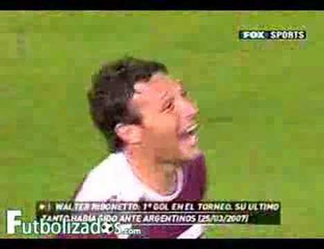 Rosario Central 1 - Lanus 4. Apertura Argentino 2007.