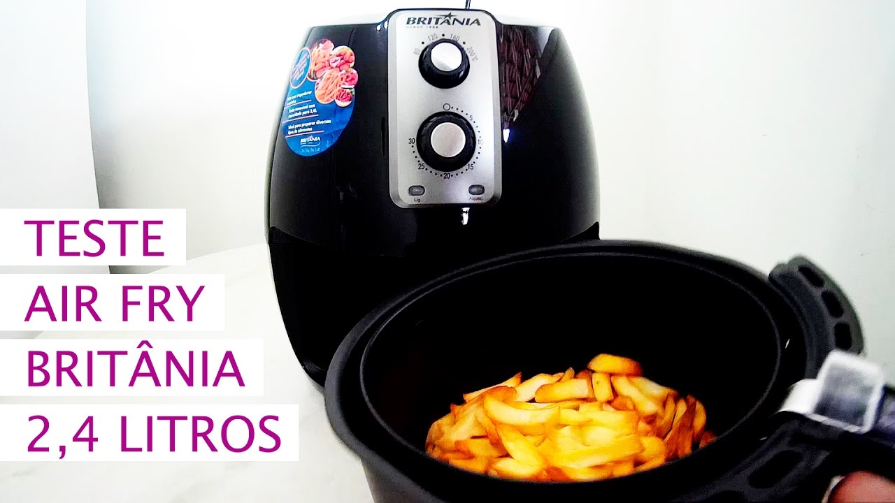 Miniatura da avaliação em vídeo de Fritadeira Britânia BFR01VI 3,2 Litros