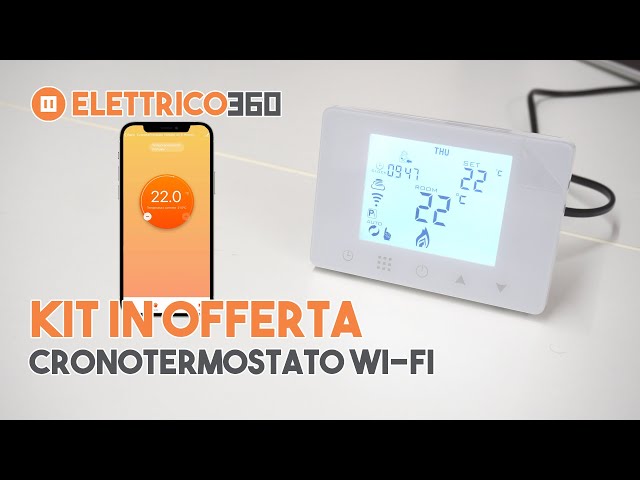 CRONOTERMOSTATO DIGITALE WIFI GESTIBILE SMARTPHONE COMPATIBILE CON