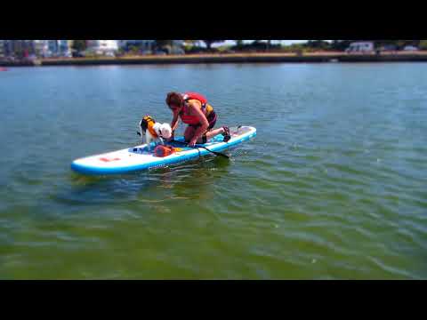 SUP Paddle jump challenge