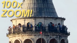 Samsung Galaxy S22 Ultra (Note) Galata Tower Space Zoom