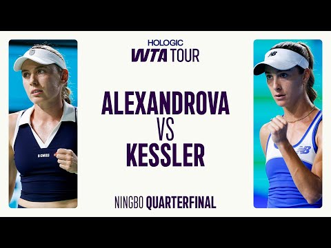 Ekaterina Alexandrova vs. McCartney Kessler | 2025 Ningbo Quarterfinal | WTA Match Highlights