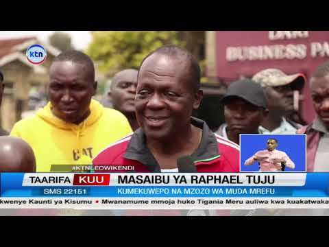 Raphael Tuju aondolewa kwa nguvu kutoka mali yake Karen