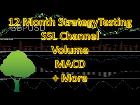 Strategy test - SSL Channel + Volume + MACD