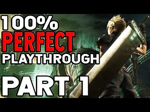 Final Fantasy VII 100% Playthrough Part 1 Lets Do This