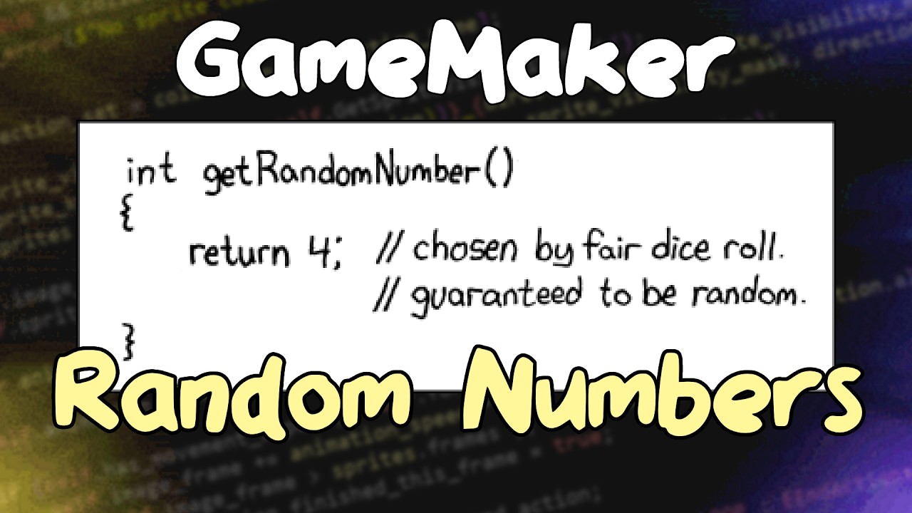 Generating Random Numbers in GameMaker