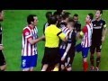 Athletico Madrid vs Chelsea big fight! Azpilicueta strangled! 23/4/14