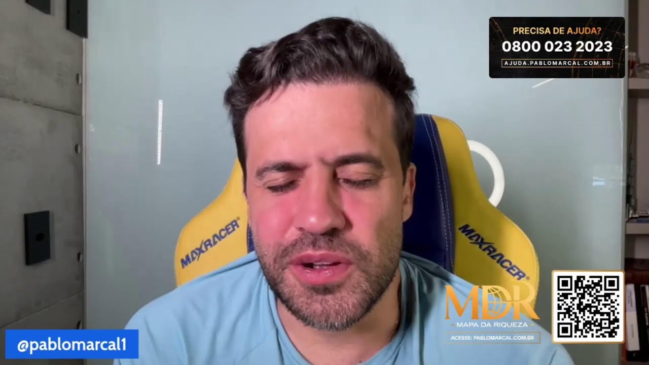 Aula 1 Liberada – Mapa da Riqueza (MDR) | Terça, 01/04 às 20h40 com Pablo Marçal!