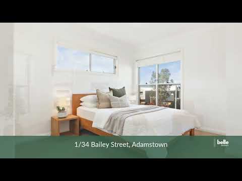 1/34 Bailey Street, Adamstown, NSW 2289, 3 ਕਮਰੇ, 2 ਬਾਥਰੂਮ, Townhouse