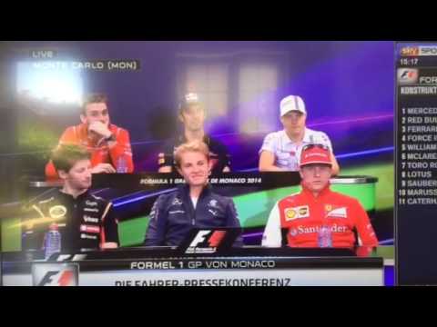 Kimi Monaco pressconference