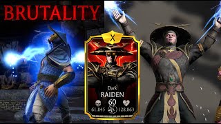 MK Mobile Dark Raiden FUSION 20 Gameplay! MAX Ascension Gameplay & Stats!