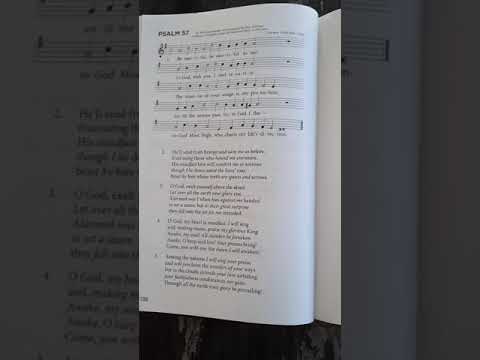 Psalm 57 verses 1 & 5 for memory work CanRef BoP