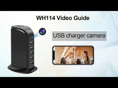 , title : 'HSKAH WH114B USB Charger Camera Video Guide for tuya app'