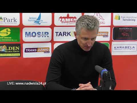 LIVE: Konferencja prasowa po meczu Siarki Tarnobrzeg z Unią Tarnów