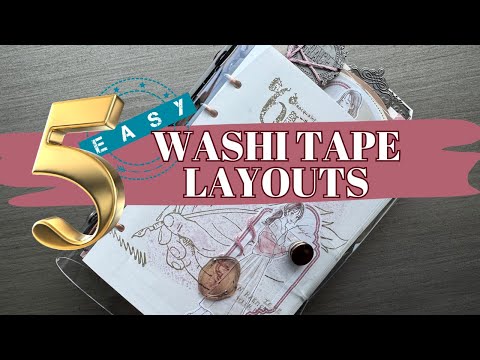5 Easy Washi Tape Layouts You Need to Try!
