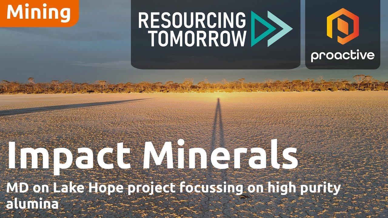 Impact Minerals MD on Lake Hope project and the energy transition - Resourcing Tomorrow 2024