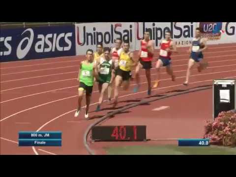 Simone Barontini (SEF Stamura ASD) Campione Italiano Juniores con 1:49.64 negli 800 metri!!!