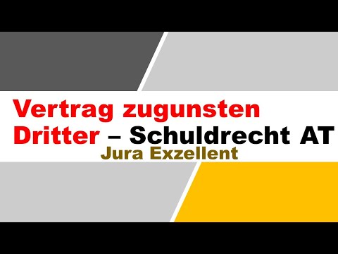 Jura Klausurwissen - Der Vertrag zugunsten Dritter