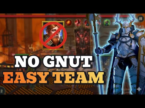 This Team Is Crazy! Clear Fire Knight Hard 10 Without Gnut - Raid Shadow Legends