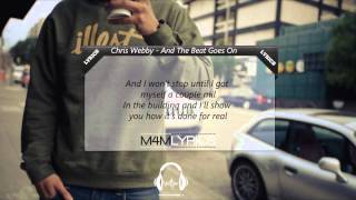 Chris Webby - And The Beat Goes On (Feat. Dan Zavaro) | Lyrics